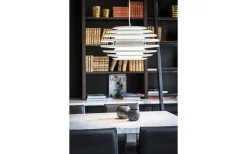 Kök & Matplats|Stora Taklampor Ø50-69 Cm < Belid Ellipse Taklampa 50cm Vit/Mässing