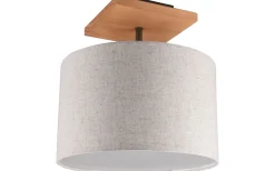 Plafonder < Trio Lighting Elmau Plafond E27 naturvit