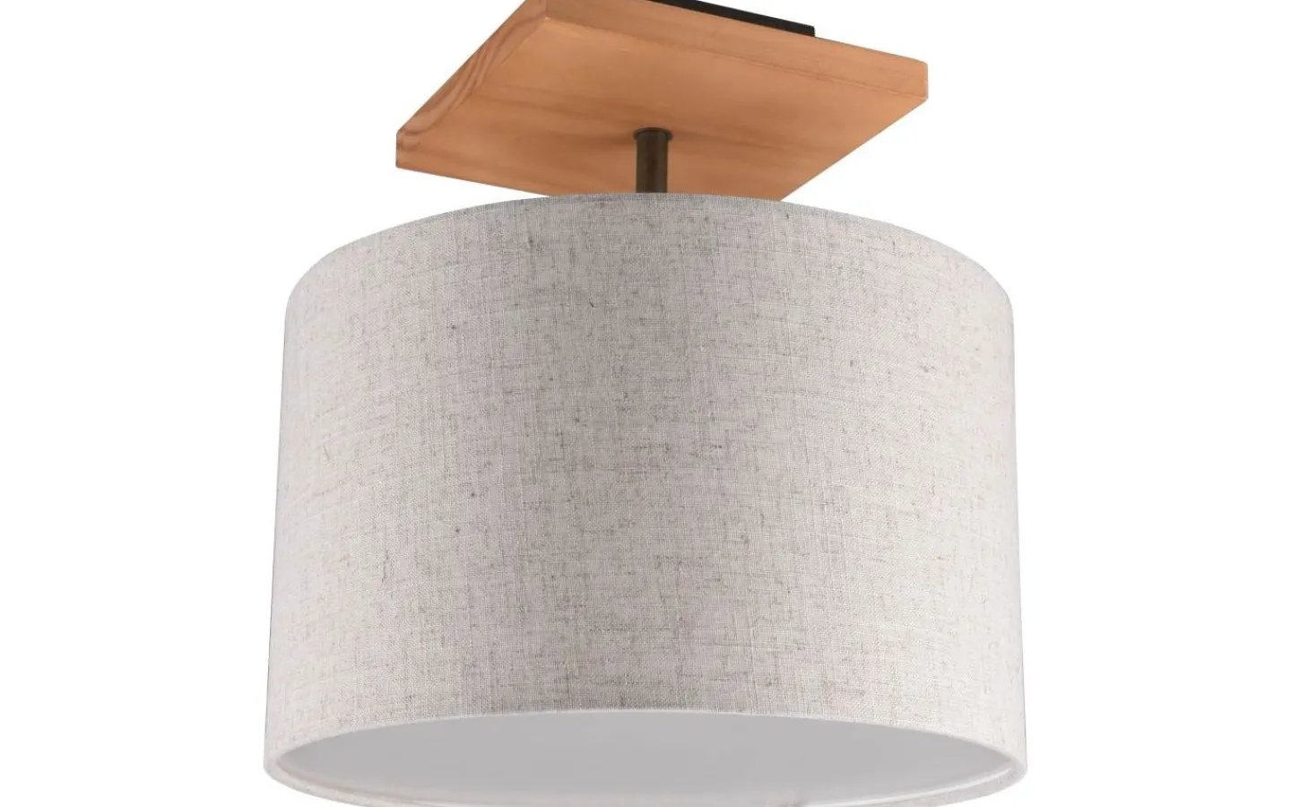 Plafonder < Trio Lighting Elmau Plafond E27 naturvit