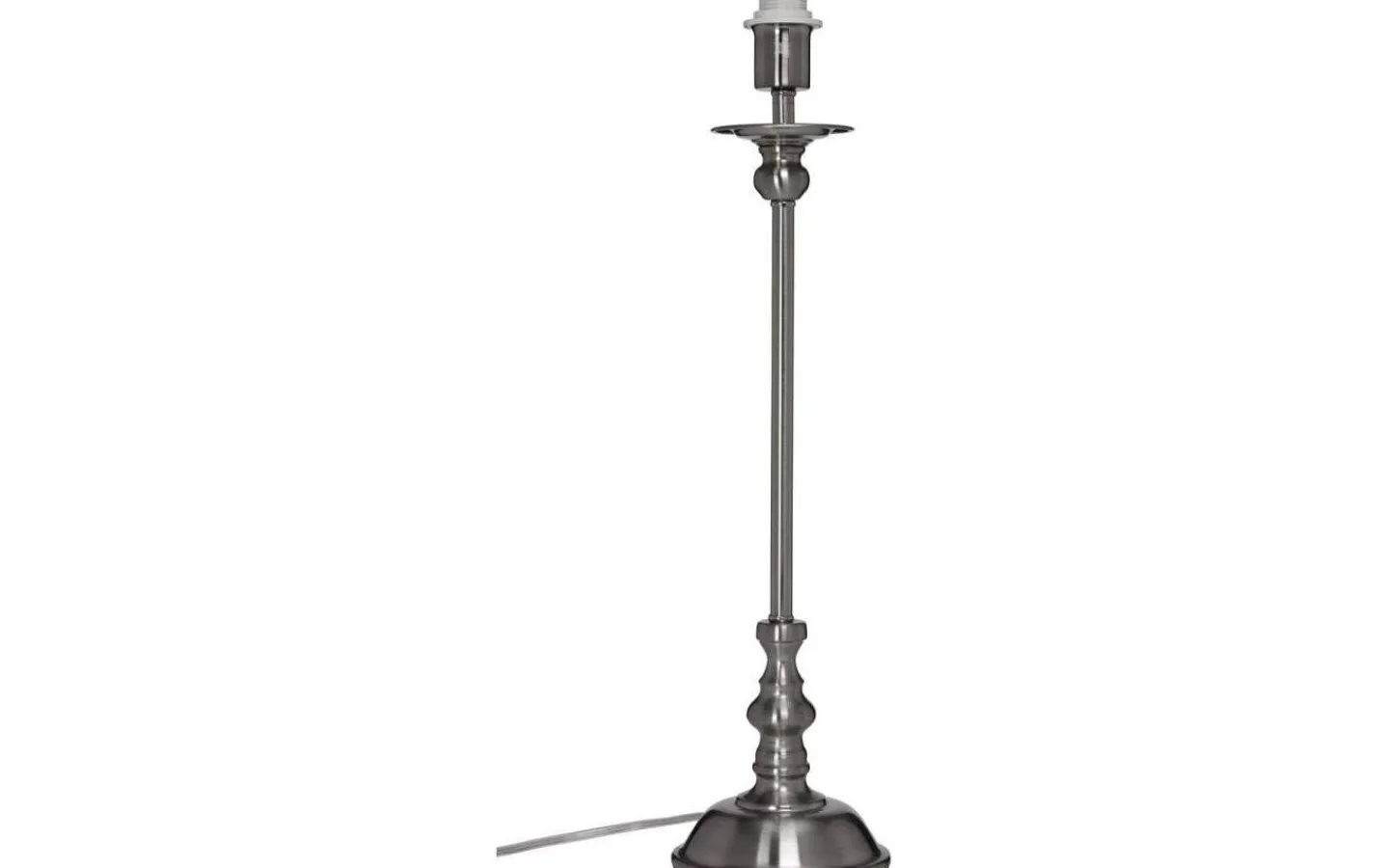 Lampfötter < Cottex Elsa Lampfot 48cm Borstad Krom