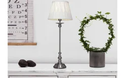 Lampfötter < Cottex Elsa Lampfot 48cm Borstad Krom