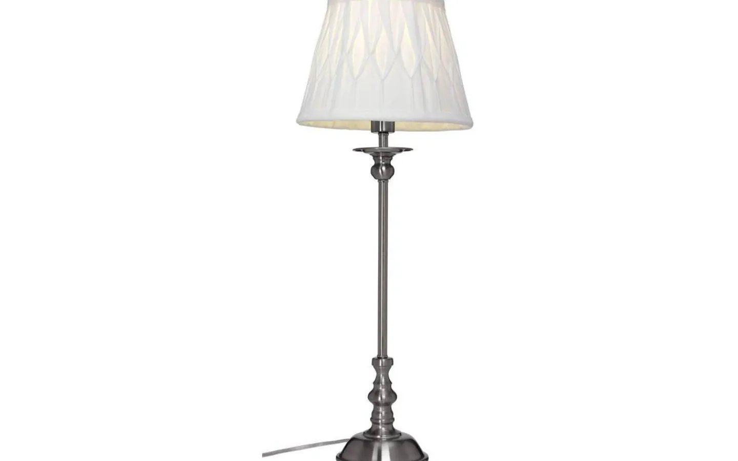 Lampfötter < Cottex Elsa Lampfot 48cm Borstad Krom