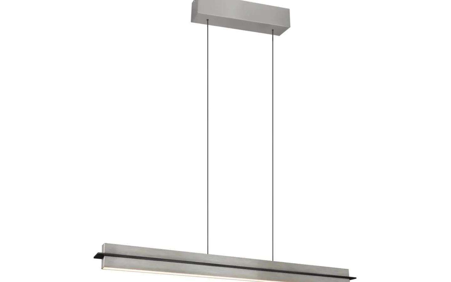 Avlånga Taklampor-Trio Lighting Emerson Taklampa LED i borstat stål
