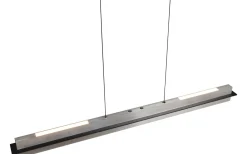 Avlånga Taklampor-Trio Lighting Emerson Taklampa LED i borstat stål