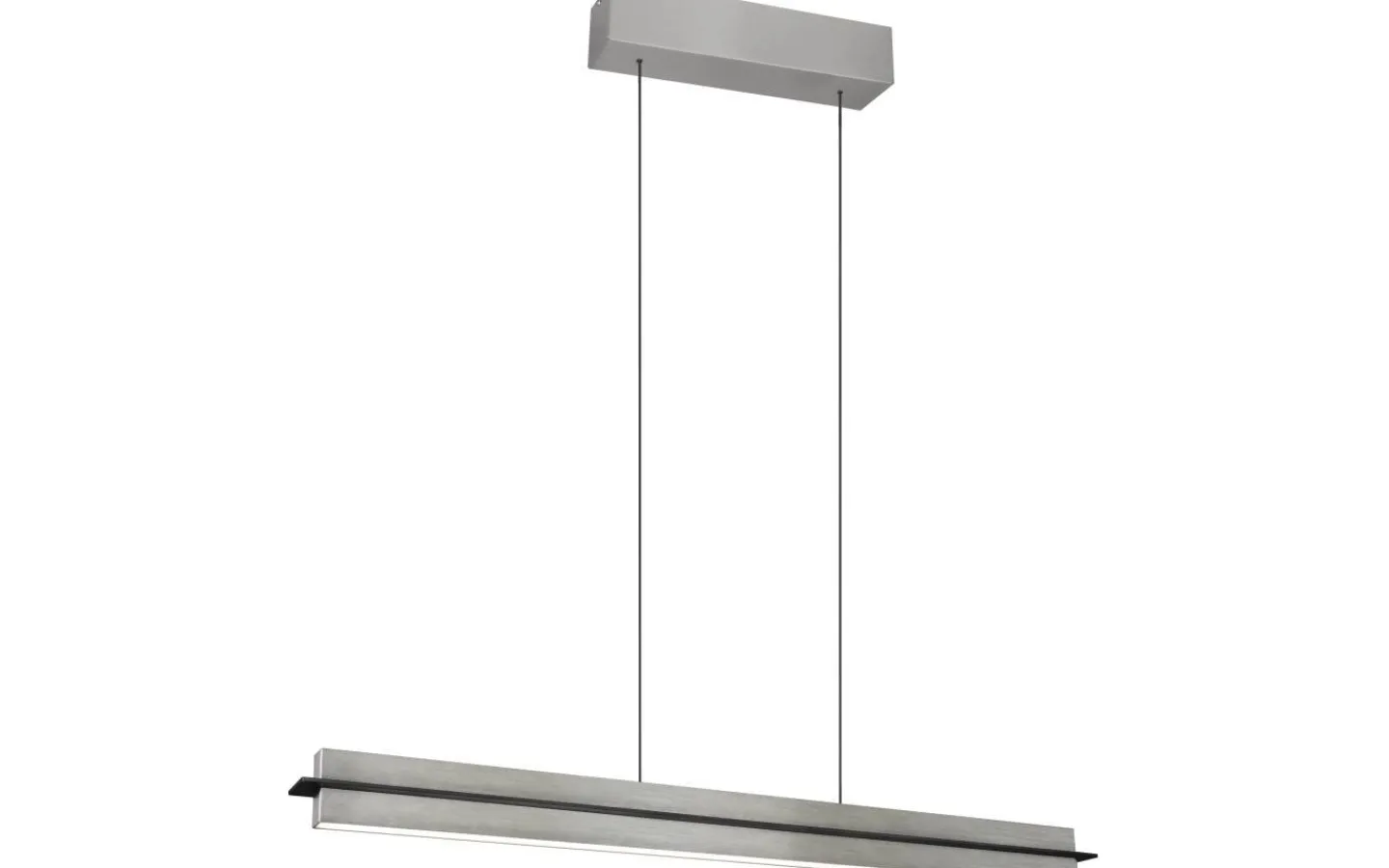 Avlånga Taklampor-Trio Lighting Emerson Taklampa LED i borstat stål