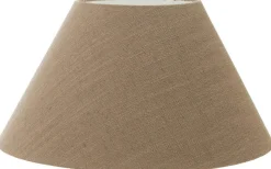 Enfärgade Runda Lampskärmar-PR Home Empire Florenzo Lampskärm Ø27cm Caramel