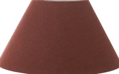 Enfärgade Runda Lampskärmar-PR Home Empire Florenzo Lampskärm Ø42cm Red