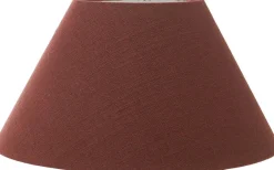 Enfärgade Runda Lampskärmar-PR Home Empire Florenzo Lampskärm Ø25cm Red