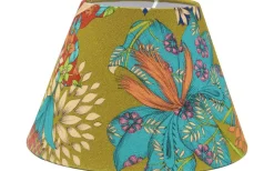 Mönstrade Lampskärmar-PR Home Empire Kimono Lampskärm Ø27cm Oliv