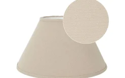 Enfärgade Runda Lampskärmar-PR Home Empire Lampskärm Ø42cm Franza Beige