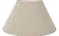 Enfärgade Runda Lampskärmar-PR Home Empire Lampskärm Ø27cm Franza Beige