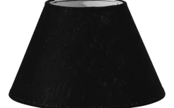 Enfärgade Runda Lampskärmar-PR Home Empire Lampskärm Ø50cm Franza Svart