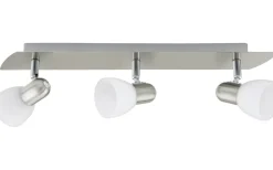 Avlånga Takspotlights|Takspot Med 3 Lampor-Eglo Enea Takspotlight 50cm Nickel