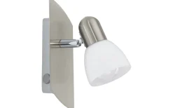 Läslampor-Eglo Enea Vägglampa Nickel