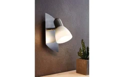 Läslampor-Eglo Enea Vägglampa Nickel
