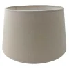 Ovala Lampskärmar-Hallbergs Engelska Fröskal Lampskärm Oval 30cm Beige