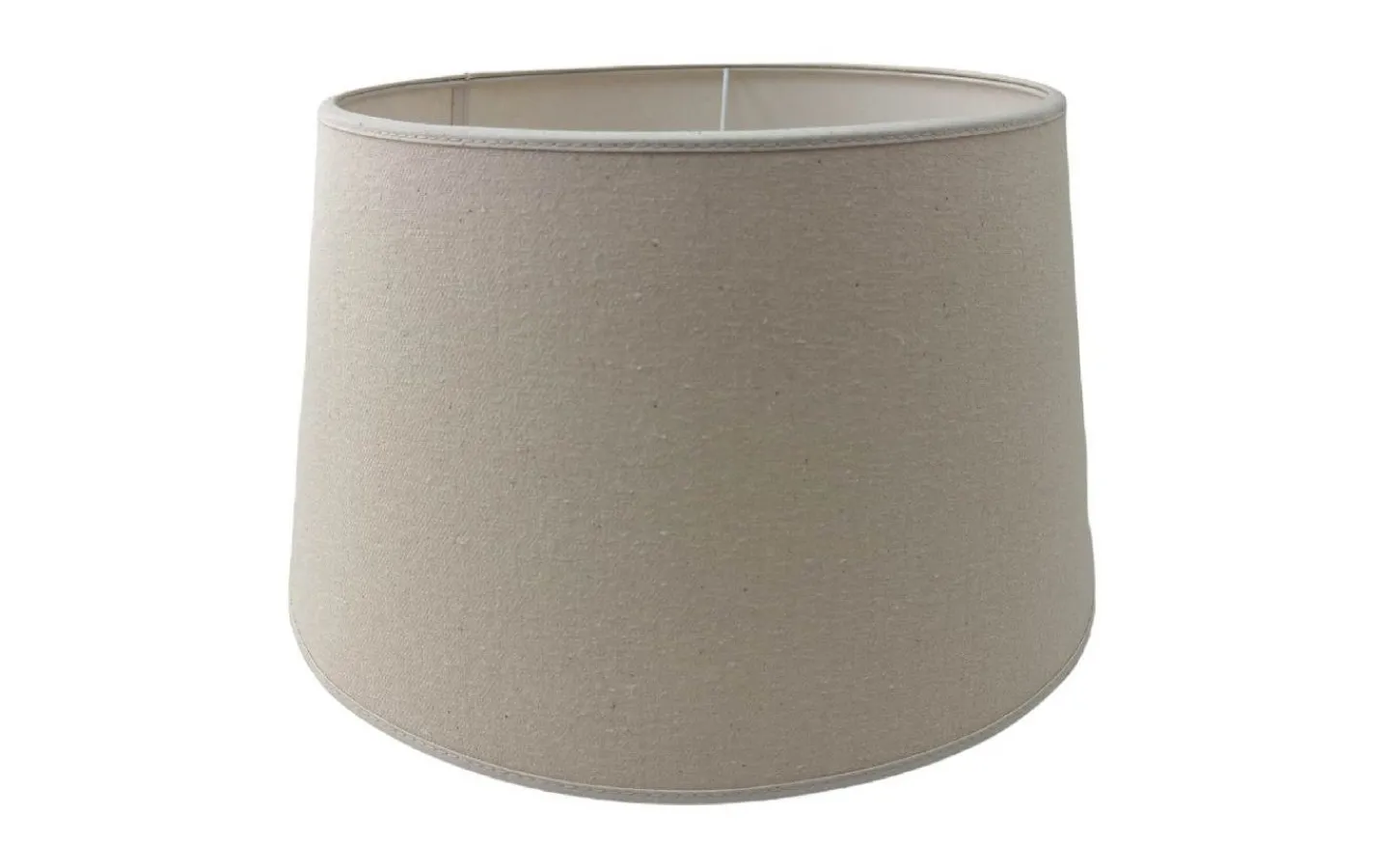Ovala Lampskärmar-Hallbergs Engelska Fröskal Lampskärm Oval 30cm Beige