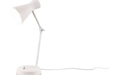Skrivbordslampor-Reality Enzo Skrivbordslampa E27 matt vit