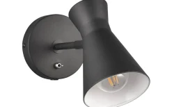 Läslampor < Reality Enzo Vägglampa E27 mattsvart