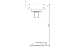 Bordslampor < Aneta Epsilon Bordslampa 37cm Beige