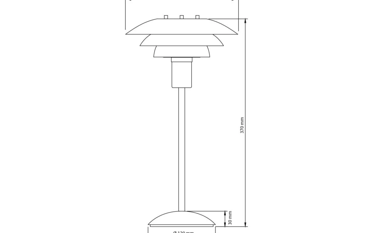 Bordslampor < Aneta Epsilon Bordslampa 37cm Beige