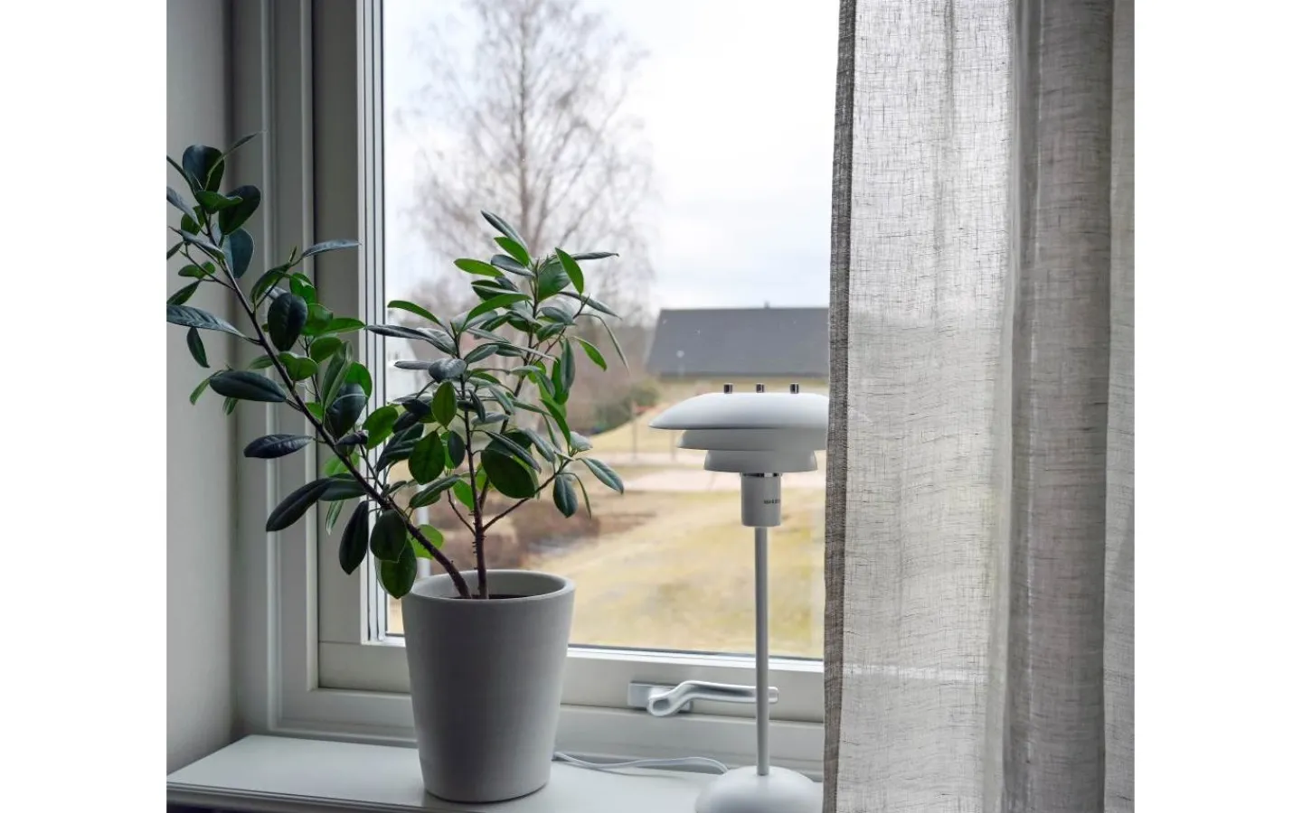 Bordslampor-Aneta Epsilon Bordslampa 37cm Vit