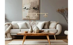 Avlånga Taklampor-Aneta Epsilon Taklampa 86cm Beige