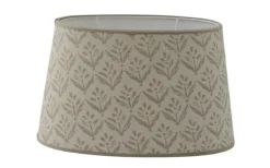 Ovala Lampskärmar-Hallbergs Escorca Oval Lampskärm 20cm Sand Ashley Wild