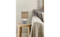 Bordslampor < Reality Esna Bordslampa love E14 vit/brun