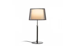 Bordslampor-Rendl Esplanade Bordslampa 74cm Svart/Vit/Krom E27