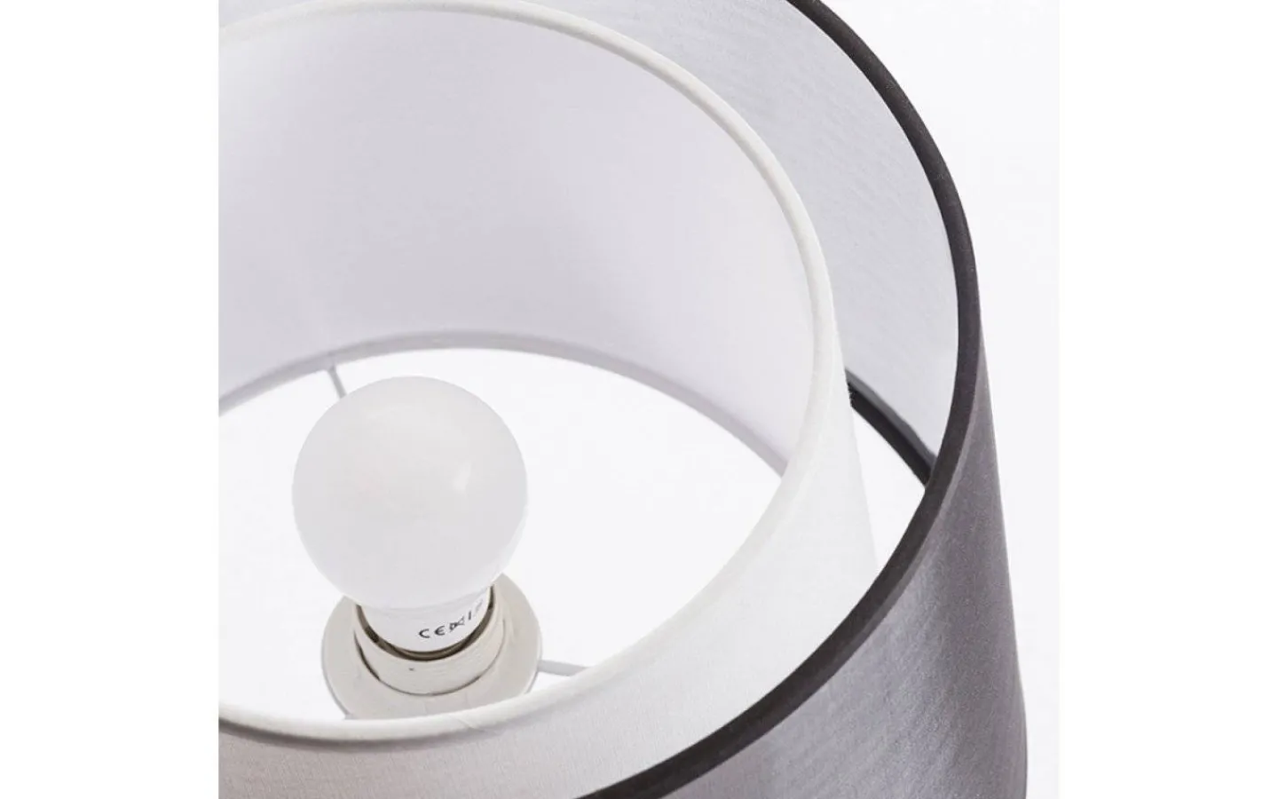 Bordslampor-Rendl Esplanade Bordslampa 74cm Svart/Vit/Krom E27