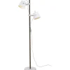 Golvläslampor-Aneta Espresso Golvlampa 150cm Vit/Trä