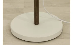 Golvläslampor-Aneta Espresso Golvlampa 150cm Vit/Trä