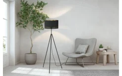 Golvlampor < Eglo Esteperra Golvlampa 141cm Svart/Guld