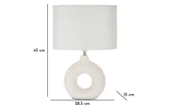 Bordslampor < Mauro Ferretti Eterna Bordslampa 43cm Vit