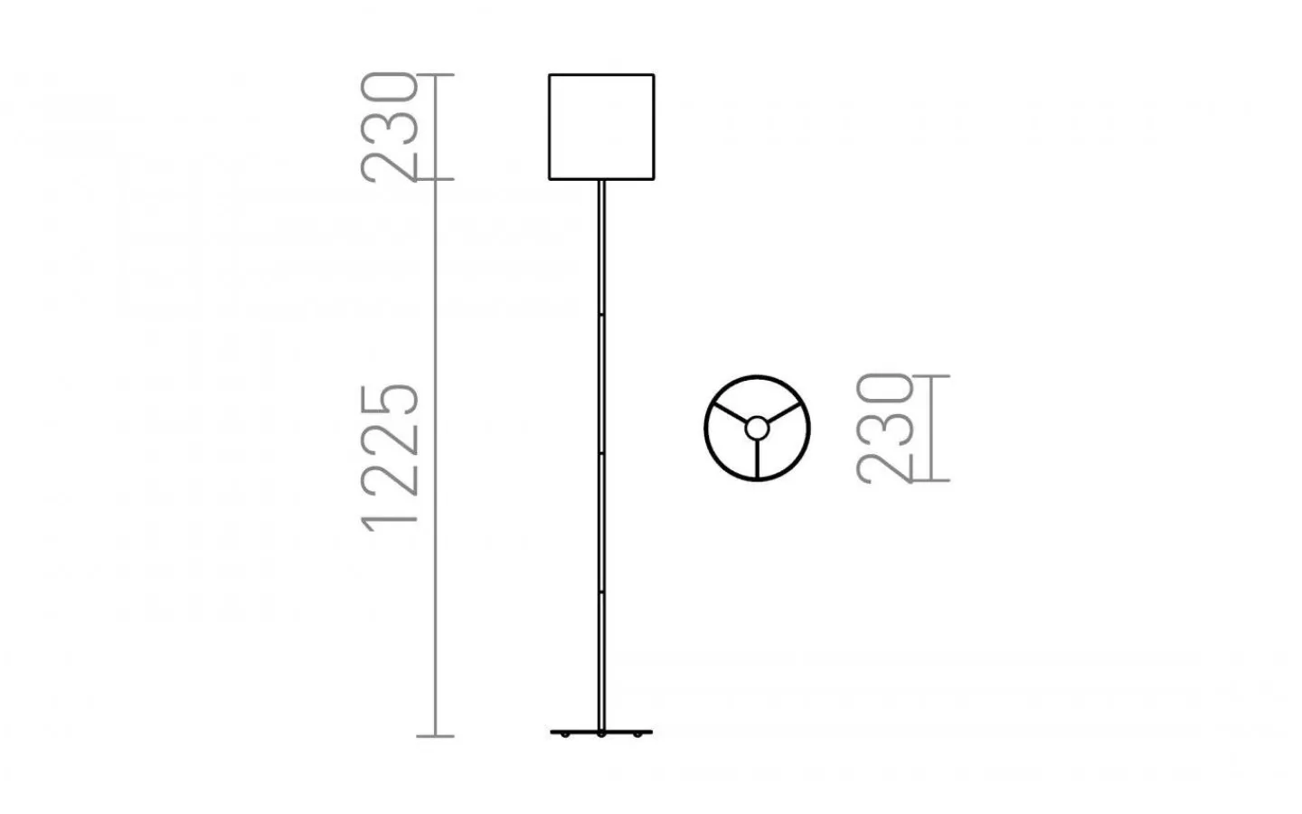 Golvlampor < Rendl Etesian Golvlampa 146cm Svart E27