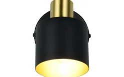 Läslampor < Trio Lighting Eva Spotlight E14 svart/guld