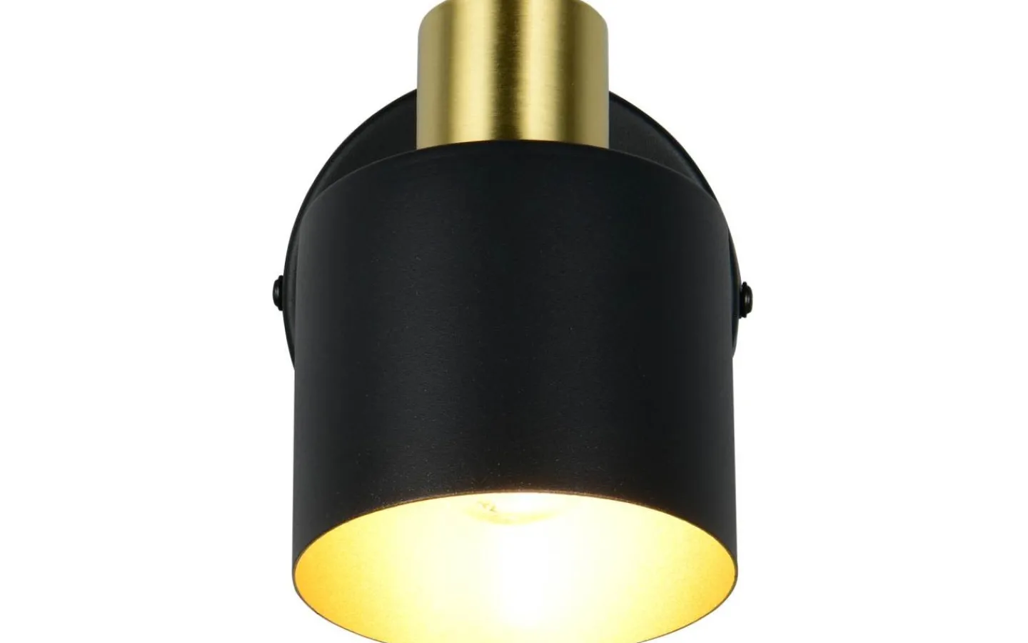 Läslampor < Trio Lighting Eva Spotlight E14 svart/guld