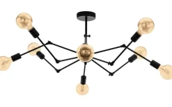 Plafonder < Eglo Exmoor Plafond 96cm 8L Svart