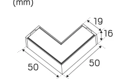 Bänkbelysning|Kök & Matplats < Hidealite Extend G2 LED Hörn 3000K