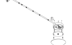 Reservglas Och Reservdelar-Eglo Extention Kabelkanal 157cm Krom