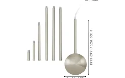Reservglas Och Reservdelar < Eglo Extention Kabelkanal 157cm Nickel