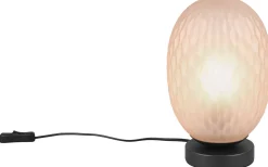 Bordslampor < Trio Lighting Facette Bordslampa E27 matt svart/bärnstensfärgad