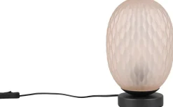 Bordslampor < Trio Lighting Facette Bordslampa E27 matt svart/bärnstensfärgad