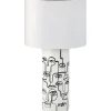 Vardagsrum|Sovrum-Markslojd Family Bordslampa 62cm Vit/Svart