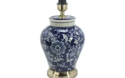 Vardagsrum|Sovrum < PR Home Fang Hong Lampfot 38cm Mörkblå