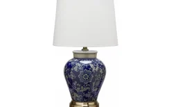 Vardagsrum|Sovrum < PR Home Fang Hong Lampfot 38cm Mörkblå