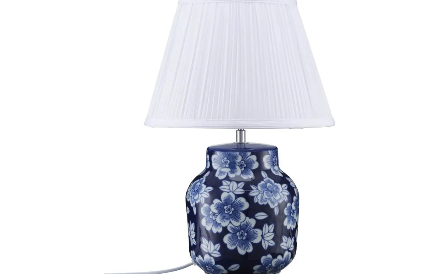 Bordslampor-PR Home Fanny Bordslampa 47cm Blå/vit