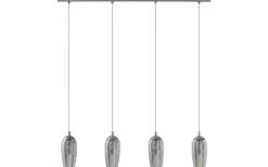 Avlånga Taklampor-Eglo Farsala Taklampa 98cm G9 LED 3000K 4x3W Nickel