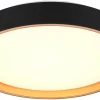 Plafonder < Reality Felis Plafond LED 40cm svart/guld